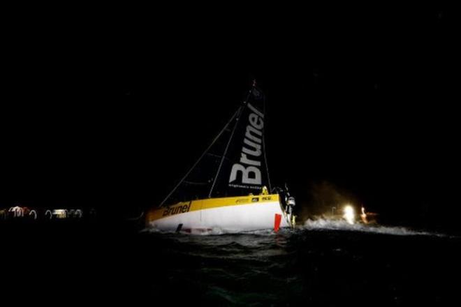 Team Brunel arrives at Cape Town – Volvo Ocean Race ©  Pedro Martinez / Volvo Ocean Race